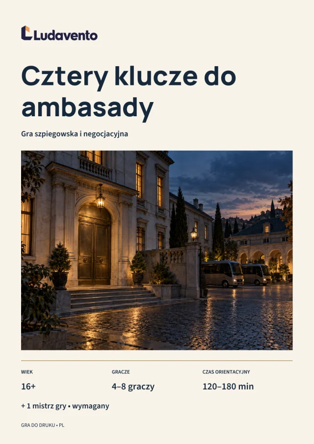 Okładka Cztery klucze do ambasady