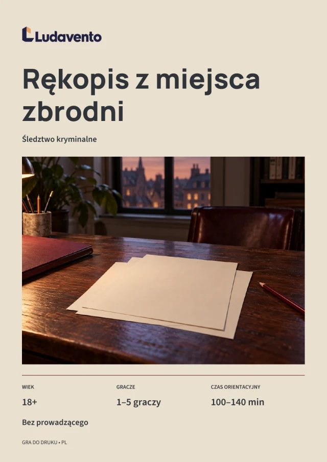 Okładka Rękopis z miejsca zbrodni