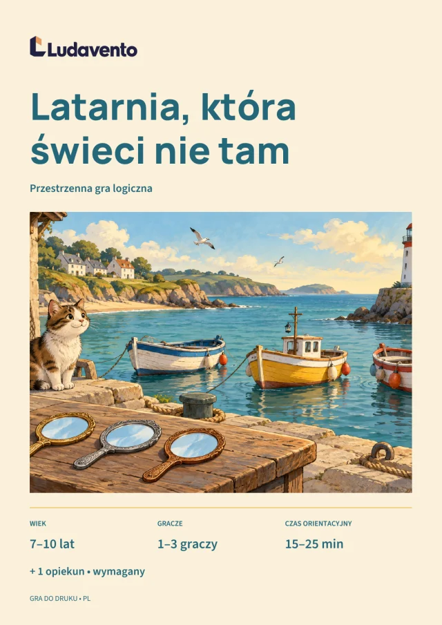 Okładka: Latarnia, która świeci nie tam