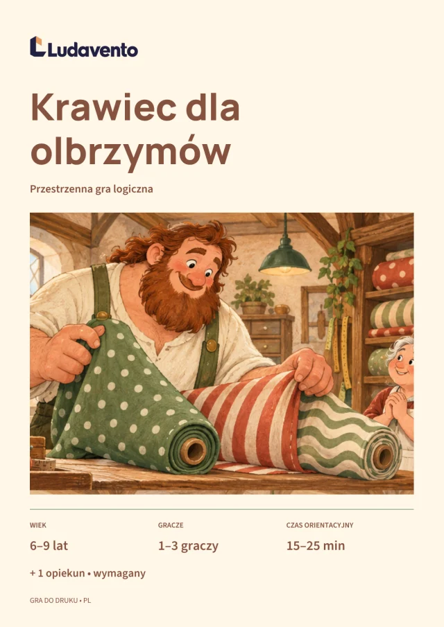 Okładka Krawiec dla olbrzymów