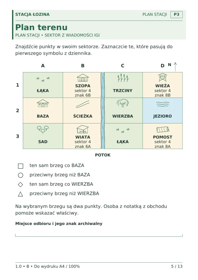 Podgląd materiałów gry Zaginiony sygnał · 2