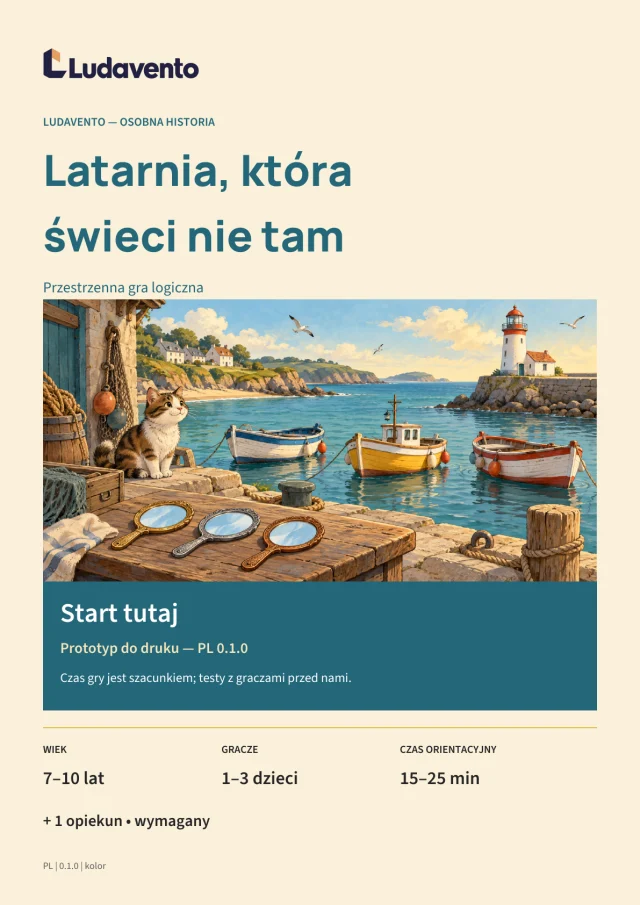 Okładka: Latarnia, która świeci nie tam