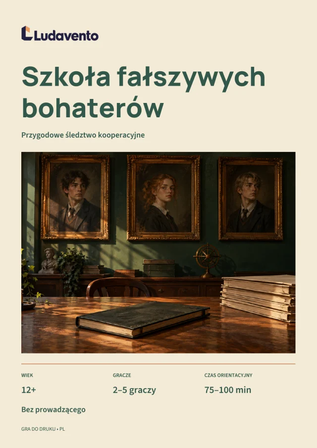 Okładka Szkoła fałszywych bohaterów