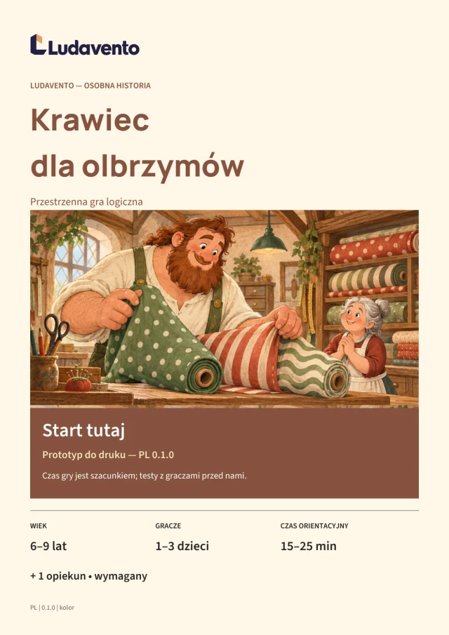 Okładka: Krawiec dla olbrzymów