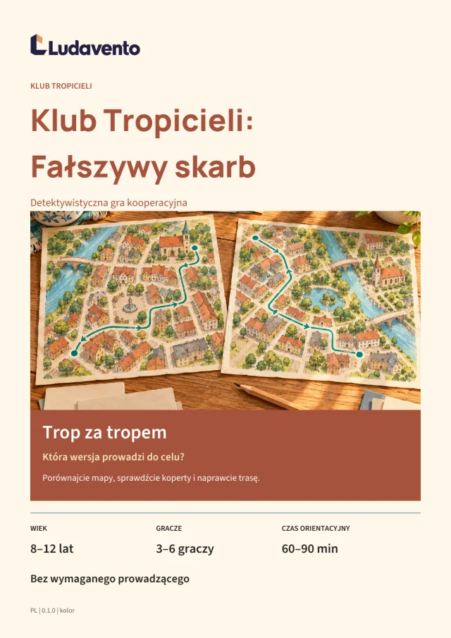 Okładka: Klub Tropicieli: Fałszywy skarb