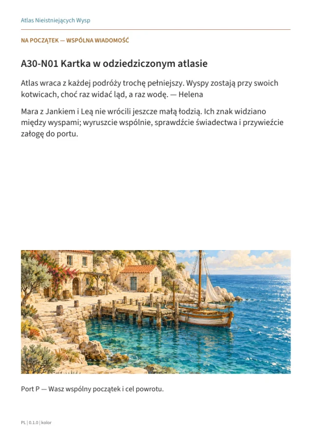 Podgląd materiałów gry Atlas Nieistniejących Wysp · 1