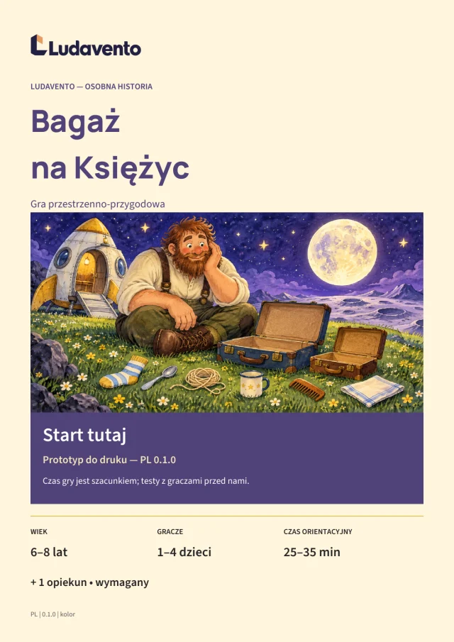 Okładka: Bagaż na Księżyc