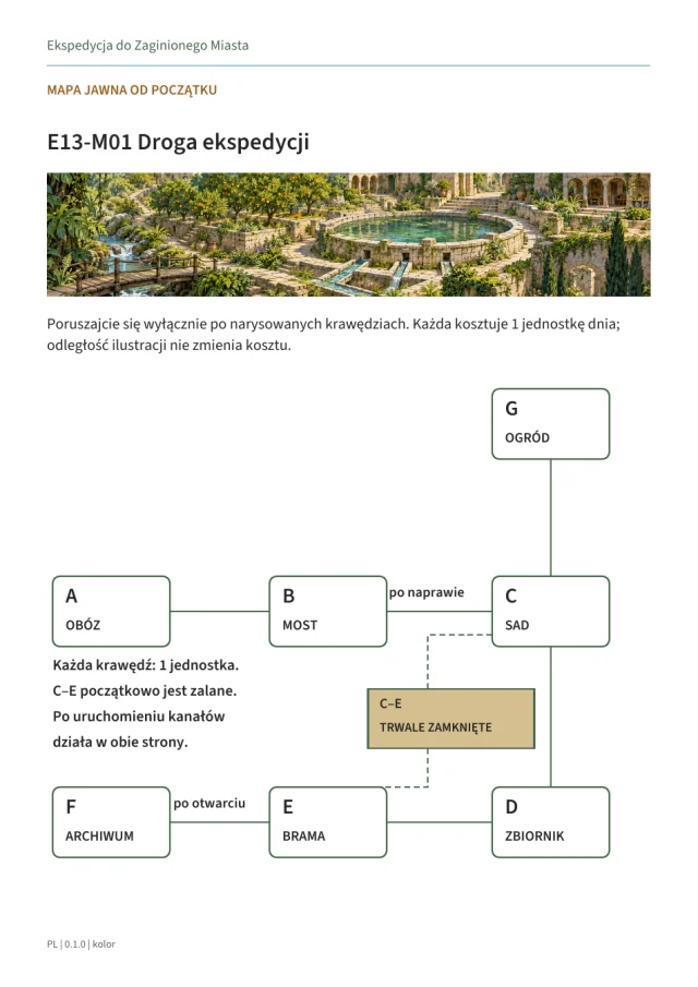 Game materials preview Expedition to the Lost City · 1
