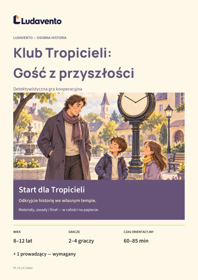 Okładka: Klub Tropicieli: Gość z przyszłości