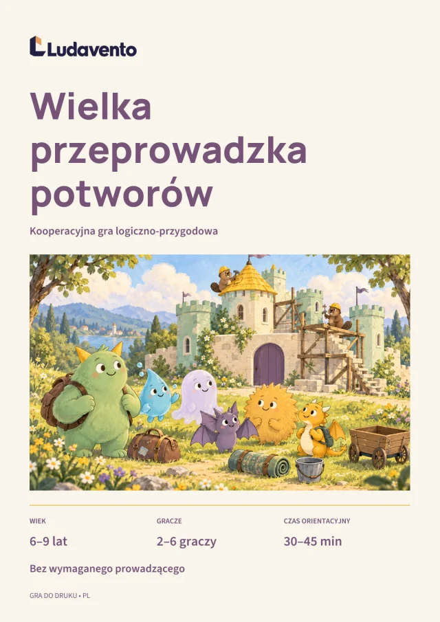 Okładka Wielka przeprowadzka potworów