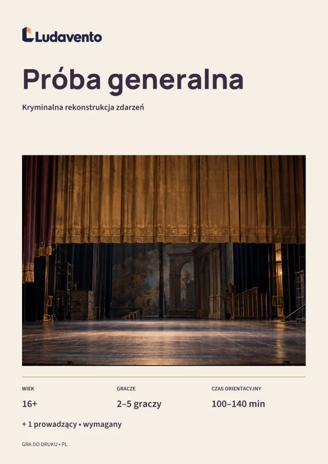 Okładka Próba generalna