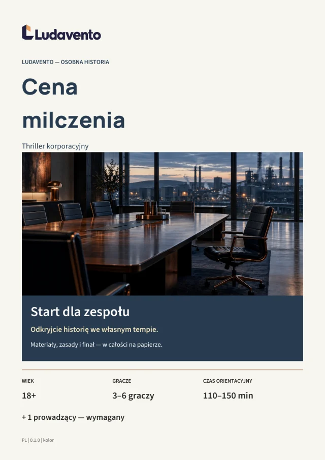 Okładka: Cena milczenia