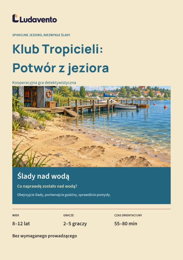 Okładka: Klub Tropicieli: Potwór z jeziora