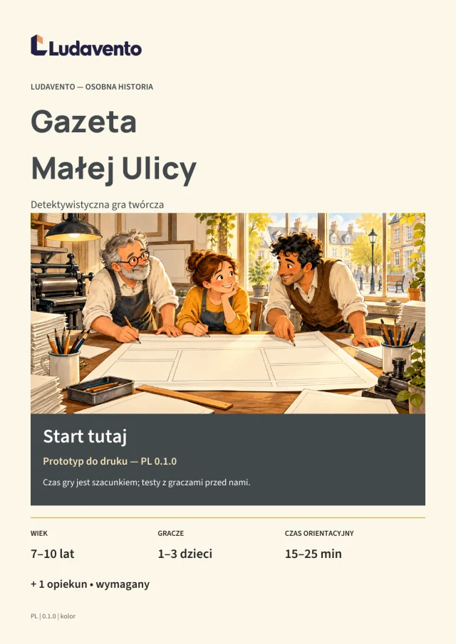 Okładka: Gazeta Małej Ulicy