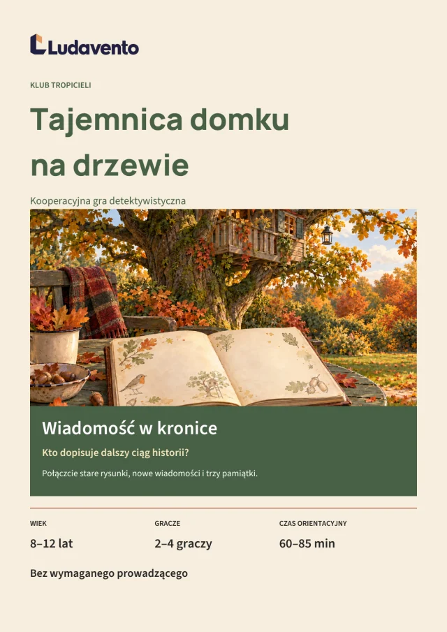 Okładka: Klub Tropicieli: Tajemnica domku na drzewie