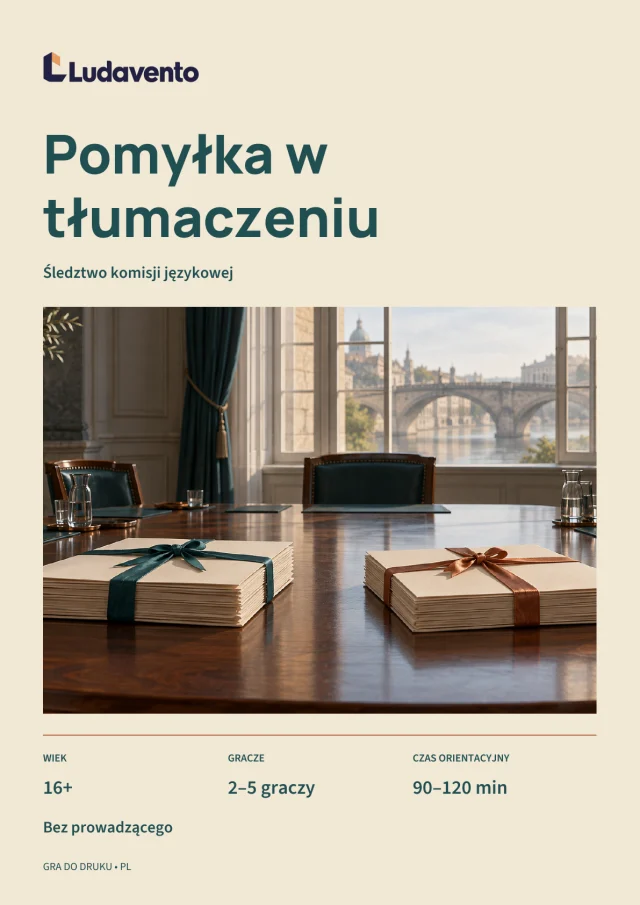 Okładka Pomyłka w tłumaczeniu