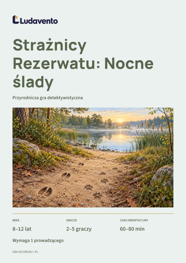 Okładka Strażnicy Rezerwatu: Nocne ślady