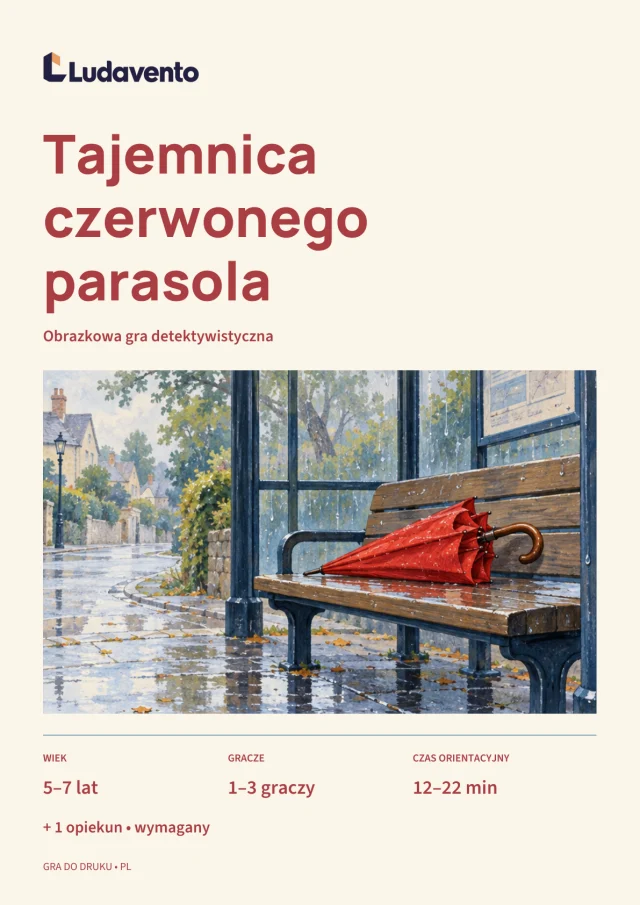 Okładka Tajemnica czerwonego parasola