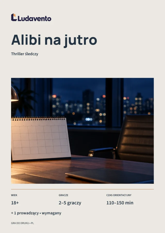 Okładka: Alibi na jutro