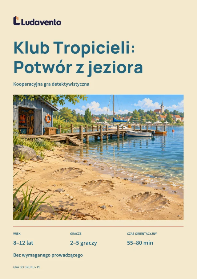 Okładka Klub Tropicieli: Potwór z jeziora