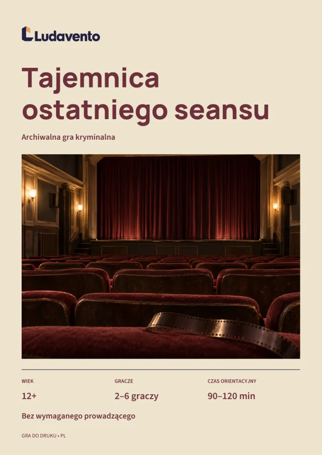Okładka Tajemnica ostatniego seansu