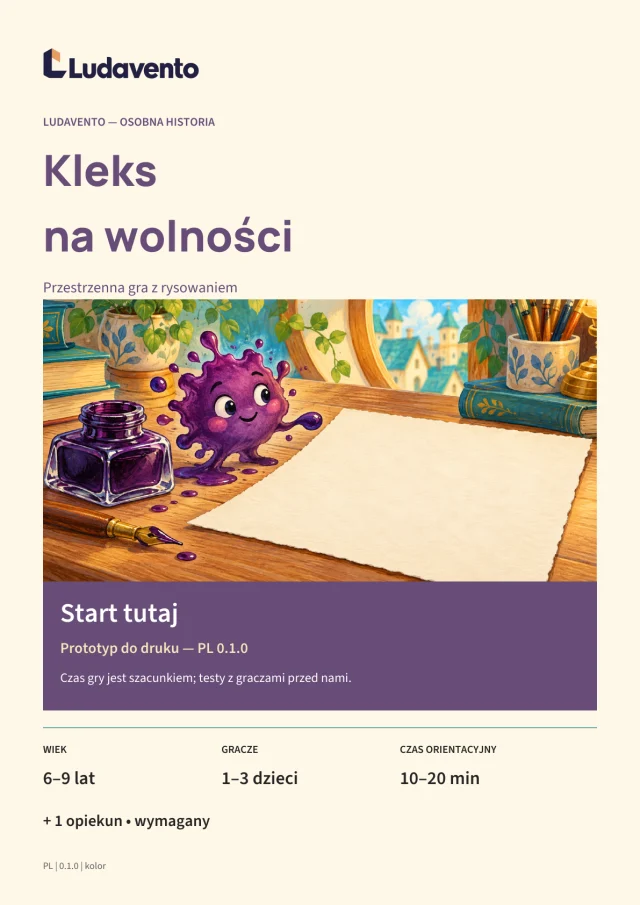 Okładka: Kleks na wolności