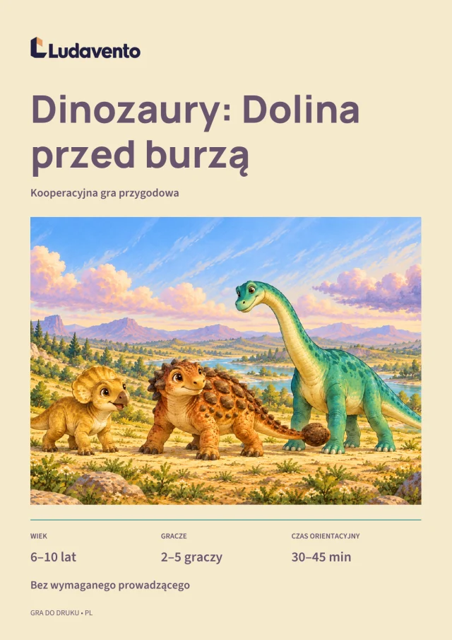 Okładka Dinozaury: Dolina przed burzą