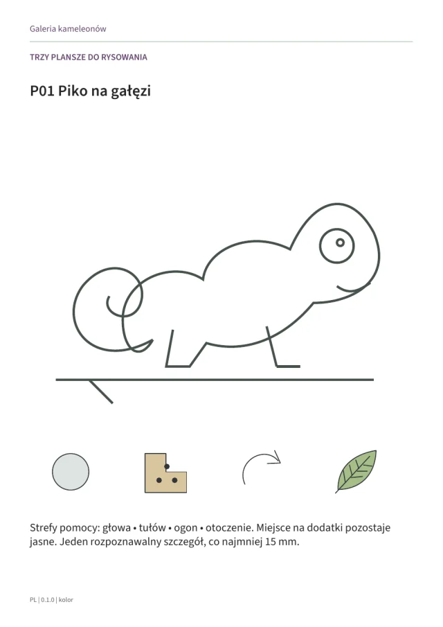 Podgląd materiałów gry Galeria kameleonów · 1