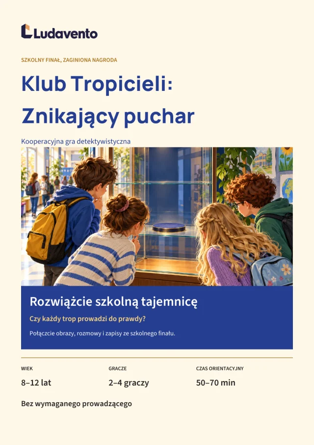 Okładka: Klub Tropicieli: Znikający puchar