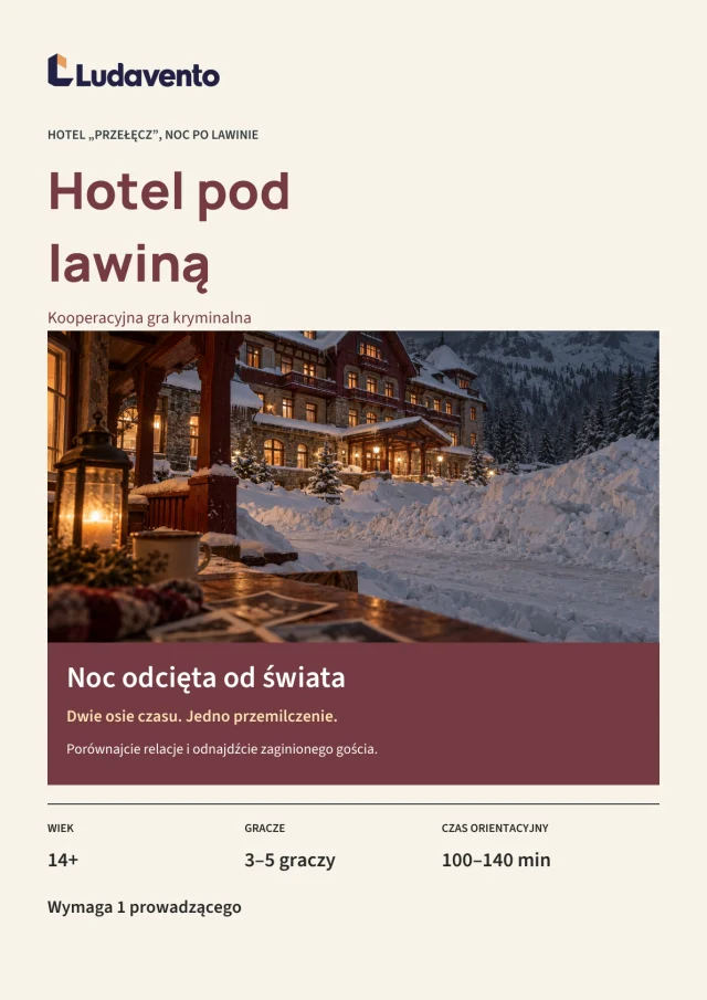 Okładka: Hotel pod lawiną