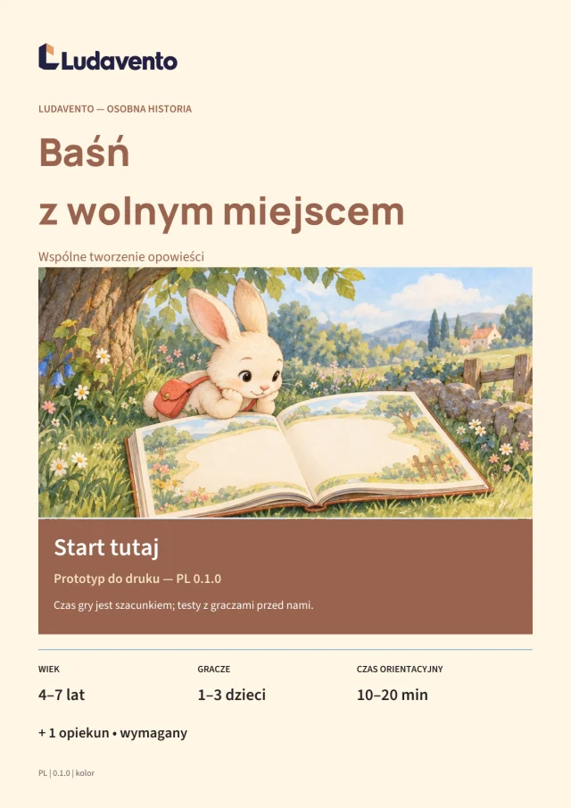 Okładka: Baśń z wolnym miejscem
